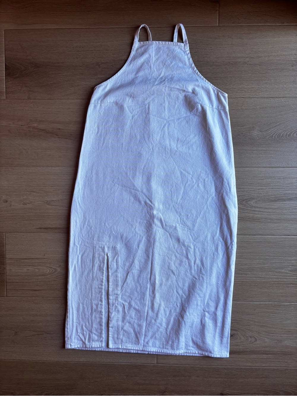 Hackwith Design House Cotton Canvas Oatmeal Midi Dress